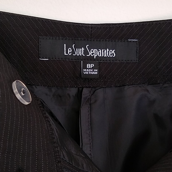 Le Suit Separates Black Pant Suit 6P 8P - Picture 7 of 16